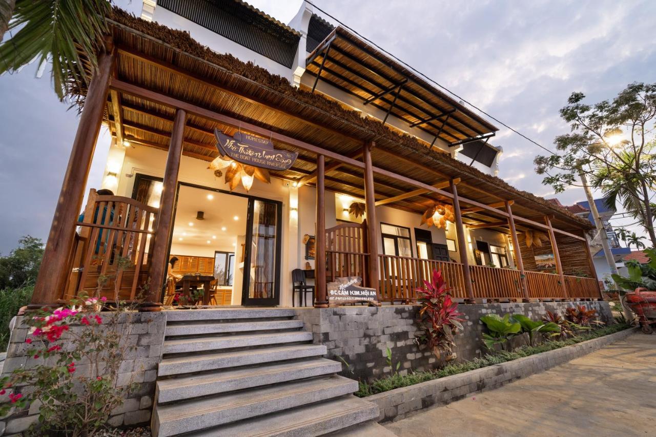 The Boathouse Riverside Homestay Хойан Экстерьер фото